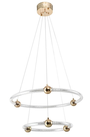 Светильник ZORTES AURALIA ZRS.57790.94, Мощность - 94Вт, Тип лампы: LED, В - 1500мм/750мм / Ш - ø600/400мм