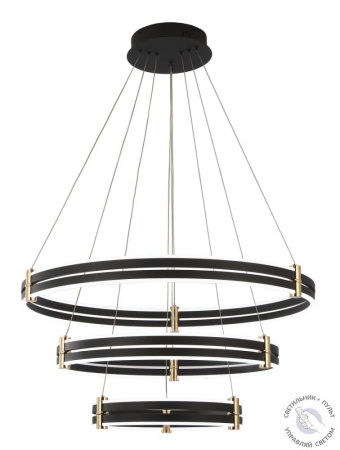Светильник ZORTES DUBLE-R ZRS.30515.228, Мощность - 228Вт, Тип лампы: LED, В -1500мм/700мм / Ш - ø400/600/800мм