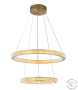 Светильник ZORTES GRACE ZRS.30220.126, Мощность - 126Вт, Тип лампы: LED, В -1500мм/700мм / Ш - ø400/600мм
