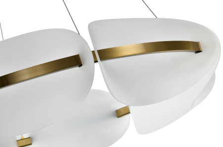 Светильник ZORTES MOON ZRS.1210.80, Мощность - 40Вт, Тип лампы: LED, В -1200мм/700мм / Ш - ø800мм
