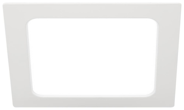 Светильник светодиодный встраиваемый ЭРА LED 18-15-6K квадратный 15Вт 6500К