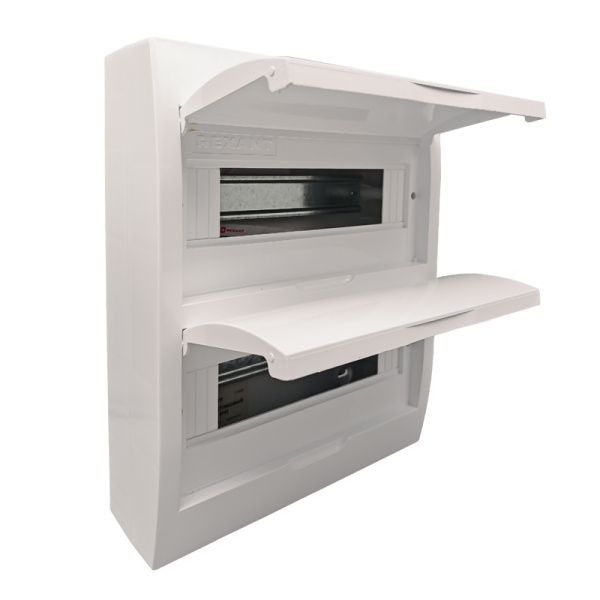 Бокс пластиковый ЩРН-П-24 IP41 белый (белая дверца) REXANT