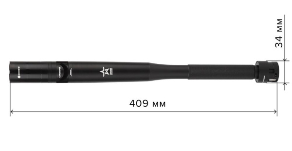 Светодиодный фонарь АРМИЯ РОССИИ MB-701 Аргумент ручной на батарейках молоток стропорез