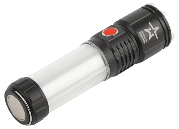 Светодиодный фонарь АРМИЯ РОССИИ MA-703  Тайфун  ручной, аккумуляторный,10Вт, 6 режимов, Li аккумулятор, магнит, крючок