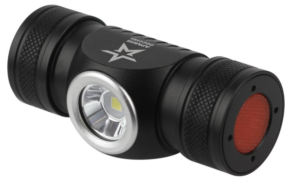 Фонарь налобный светодиодный АРМИЯ РОССИИ GA-502 аккумуляторный 5Bт 5 режимов черный на магните micro-USB