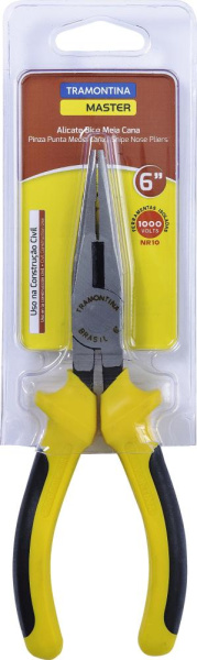 Длинногубцы Tramontina 41008/116 комбинированные 150 мм, с изоляцией 1000 В
