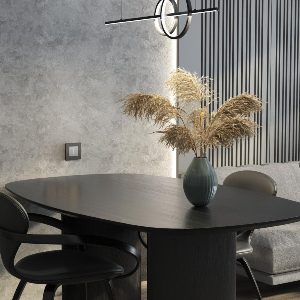 Рамка на 1 пост Slab (бронза софт) W0012963