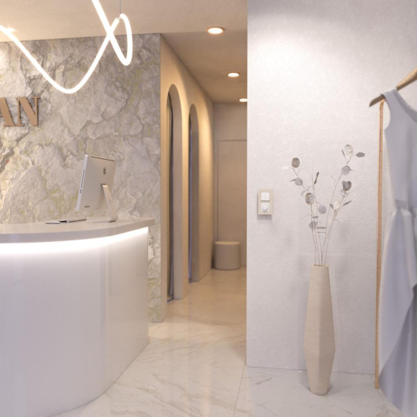 Рамка на 2 поста Slab (айвори софт) W0022962