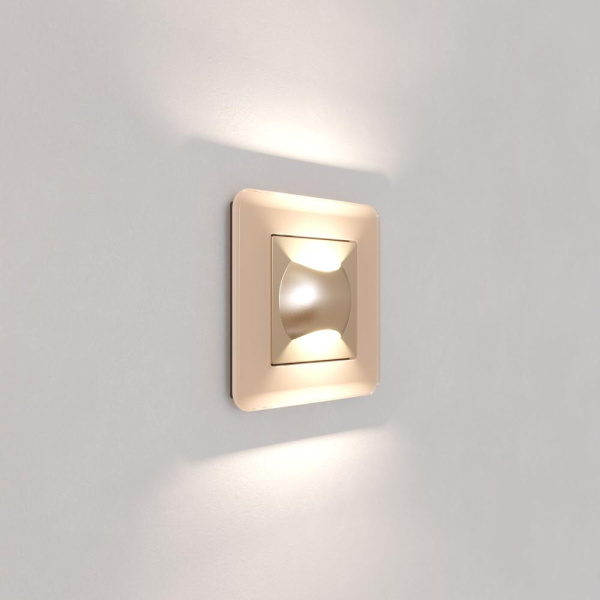 Подсветка LED встраиваемая МУН (шампань) W1154511