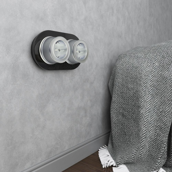 Рамка на 2 поста (Черный) W0025108