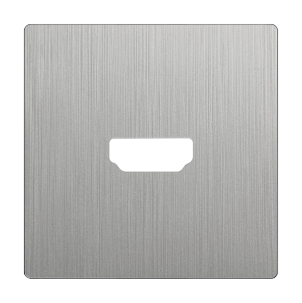 Накладка для розетки HDMI (серебряный рифленый) WL09-HDMI-CP