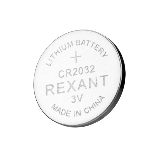 Батарейка литиевая CR2032 3В блистер 1 шт. REXANT