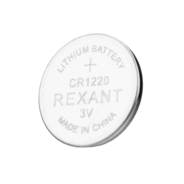 Батарейка литиевая CR1220 3В блистер 5 шт. REXANT