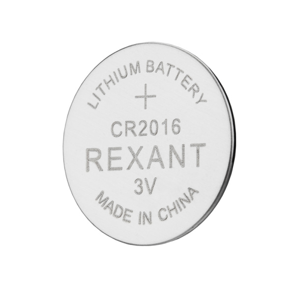 Батарейка литиевая CR2016 3В блистер 5 шт. REXANT