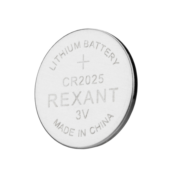 Батарейка литиевая CR2025 3В блистер 5 шт. REXANT