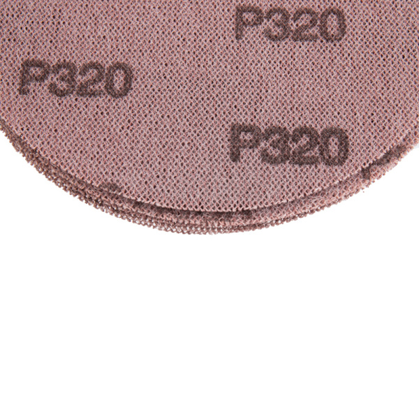 Диск шлифовальный на сетчатой основе 125 мм, Р320, 5 шт Kranz