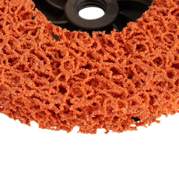 Круг зачистной коралловый CERAMIC 125xМ14, быстрая установка, адаптер KRANZ