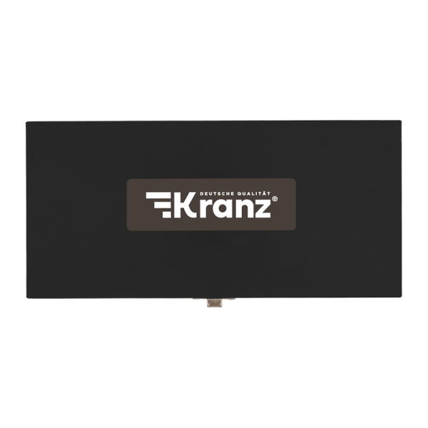 Набор шестигранных ударных торцевых головок, 1/2", 78мм, 12 предметов (10-24мм) металлический кейс KRANZ