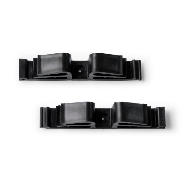 Держатель круглого кабеля двусторонний на 12 мест черный (25шт/уп) Промрукав