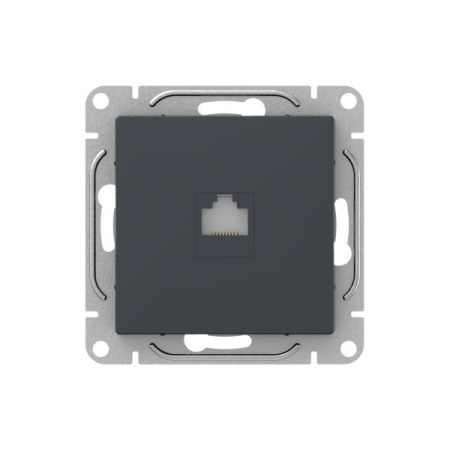 Механизм розетки RJ45 (cat5), графит Эпика EKF