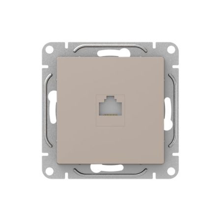 Механизм розетки RJ45 (cat5), кремовый Эпика EKF