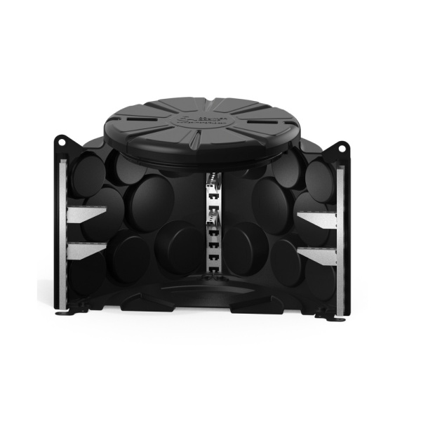 Пластиковый колодец КН-1000 H1400 с крышкой D560 мм (модификация с предустановленными кабельными стойками)