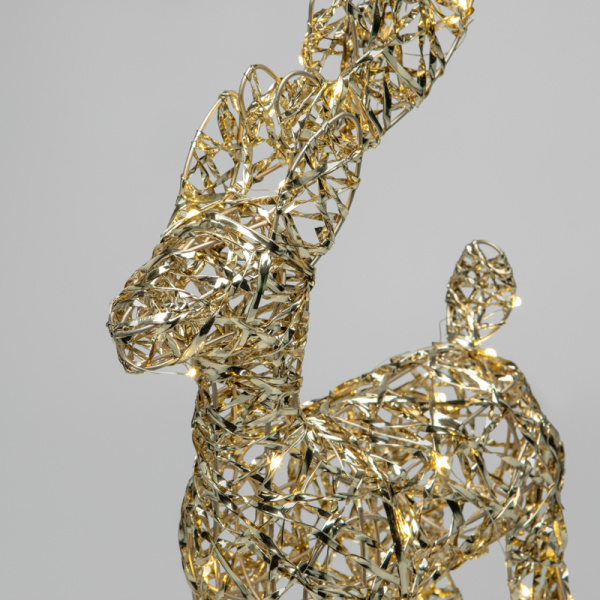 Светодиодная фигура Олень 37см, цвет свечения теплый белый, питание 3хAA (не в комплекте) NEON-NIGHT