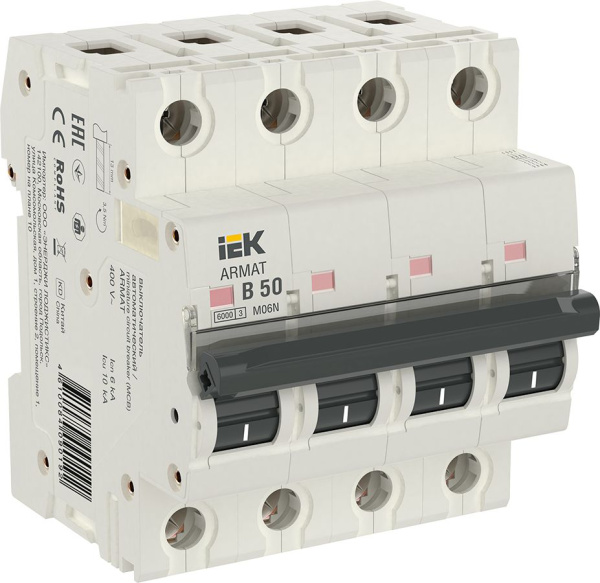 ARMAT Автоматический выключатель M06N 4P B 50А IEK