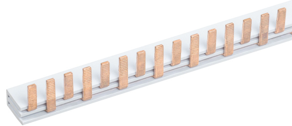 Шина соединительная типа PIN (штырь) 63A 108 модулей для дифференциальных автоматов АВДТ32МL (1м) IEK