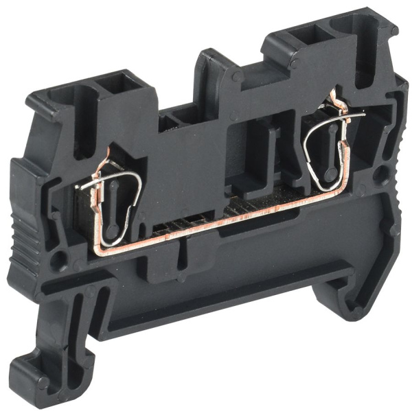 Клемма пружинная КПИ 2в-2,5 31А черная IEK