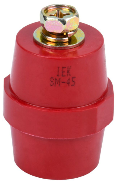 Изолятор SM45 (М8) силовой с болтом IEK