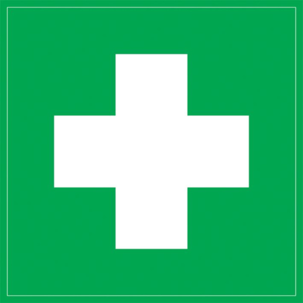 Самоклеящаяся этикетка 150х150мм "Медицинская аптечка" IEK