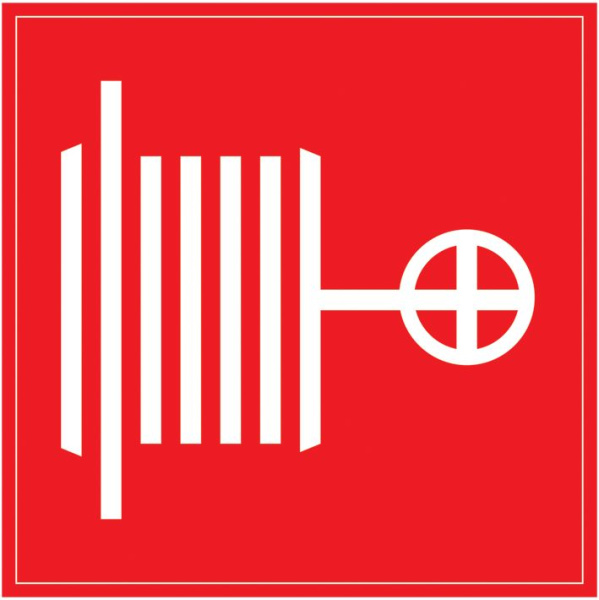 Самоклеящаяся этикетка 150х150мм "Пожарный кран" IEK