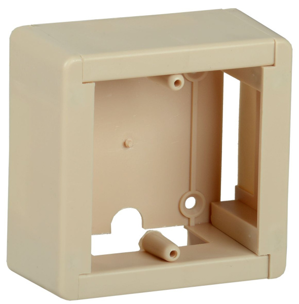 Коробка универсальная КМКУ 88х88х44 слоновая кость ЭЛЕКОР IEK