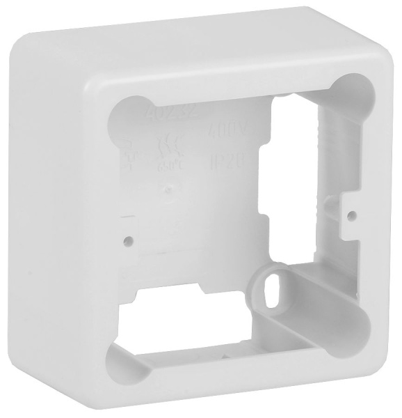 Коробка универсальная КМКУ 85х85х42мм неразборная ЭЛЕКОР белая IEK