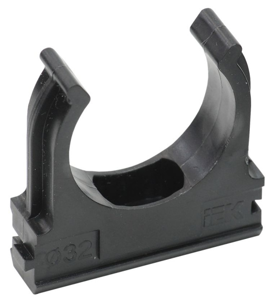 ELASTA Держатель с защелкой CF32 черный (5шт/компл) IEK