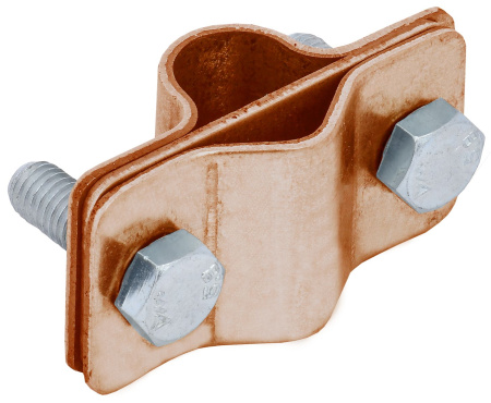 Зажим соединительный параллельный пруток-стержень медь IEK