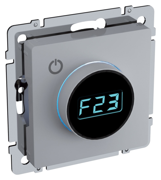 BRITE Термостат электронный с индикацией ТС10-1-БрБ белый IEK