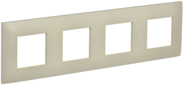 SKANDY Рамка 4-местная SK-F01B бежевый IEK