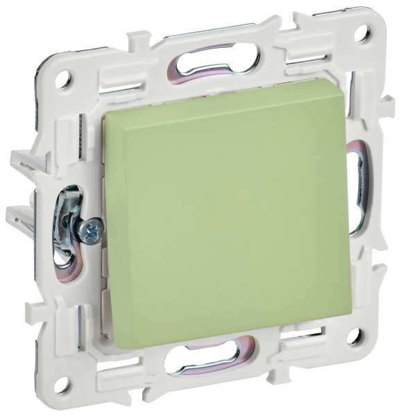 SKANDY Выключатель 1-клавишный 10А SK-V01G мятный IEK