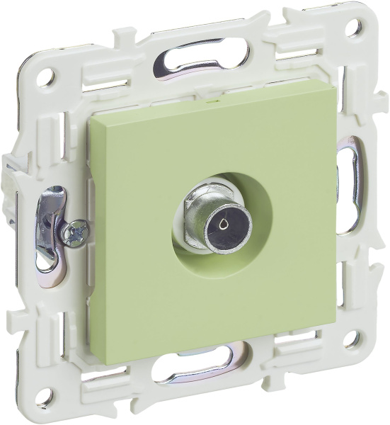 SKANDY Розетка TV оконечная SK-A12G мятный IEK