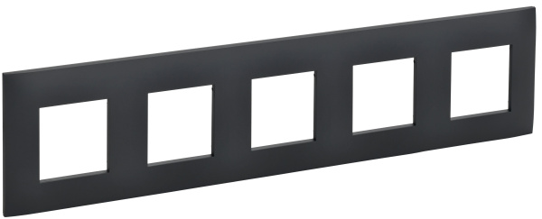 SKANDY Рамка 5-местная SK-F05G графит IEK