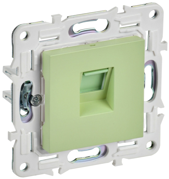 SKANDY Розетка компьютерная RJ45 кат.5E SK-K01G мятный IEK