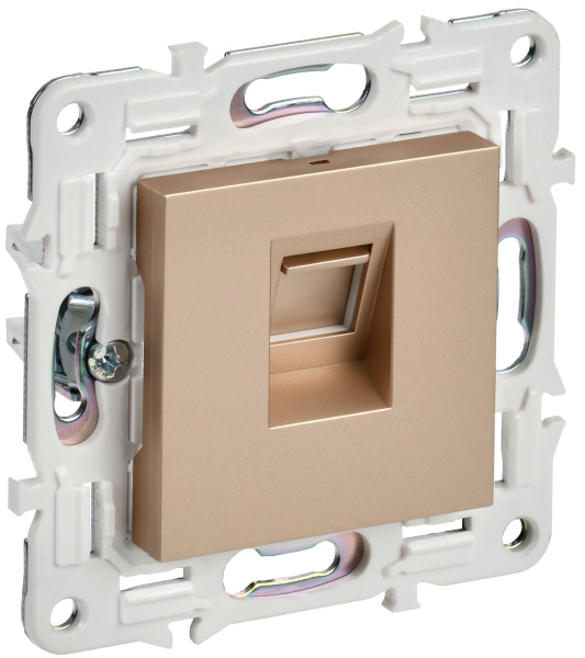 SKANDY Розетка компьютерная RJ45 кат.5E SK-K01Sa песочный IEK