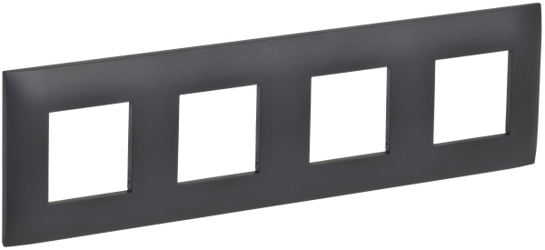 SKANDY Рамка 4-местная SK-F04T титан IEK