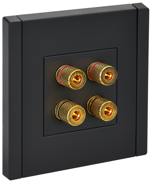 FORTE&PIANO Аудиорозетка 4-местная FP139 черный IEK