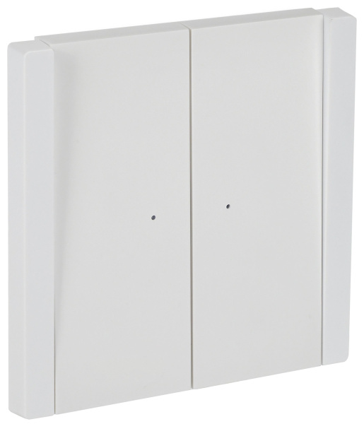 FORTE&PIANO Выключатель 2-клавишный проходной с индикацией 10А FP208 белый IEK