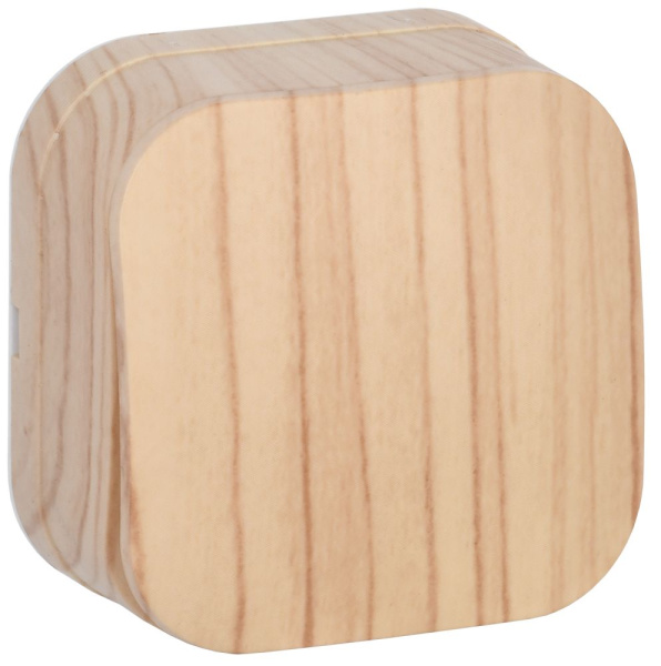 Выключатель 1-клавишный для открытой установки ВС20-1-0-ХС 10А GLORY сосна IEK