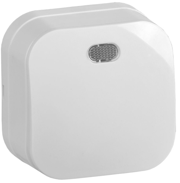 Выключатель 1-клавишный для открытой установки с индикацией ВС20-1-1-ХБ 10А GLORY белый IEK