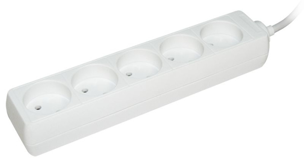 Удлинитель У5 5 мест 2P/5м 2х0,75мм2 10А/250В IEK